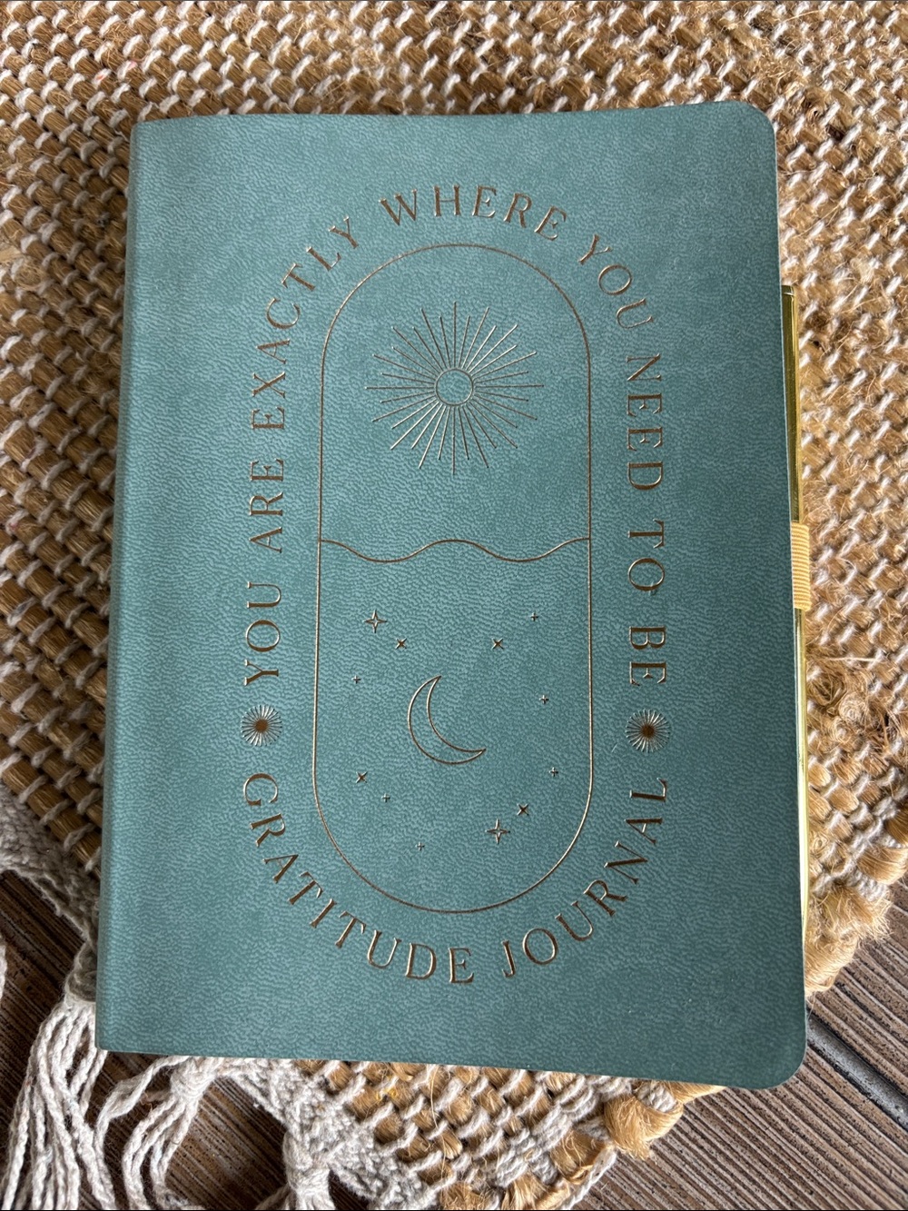 Gratitude Journal - Teal Softcover Notebook